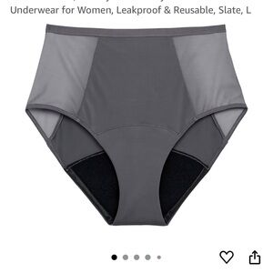 Thinx Women's period Underwear - Slate Gray L